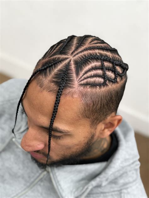 Pin by Tez Malone on Man braids | Medium hair braids, French braid ...