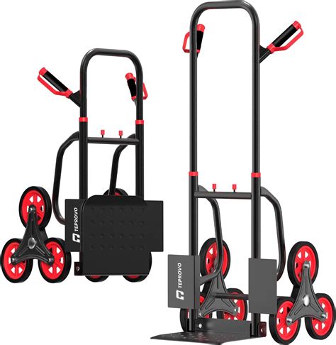 Amazon.com: Stair Climbing Hand Truck 440lb，Heavy Duty Dolly Cart for ...