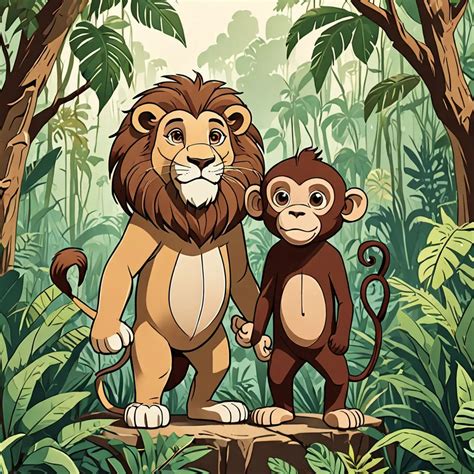 The Lion and the Monkey | Story.com