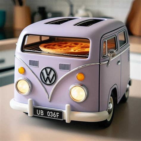 Start Your Day Right with a Volkswagen Car-Shaped Toaster: Fun and Functional Kitchen Appliance - UB