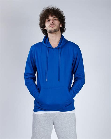 Buy Men's Blue Hoodie Online at Bewakoof