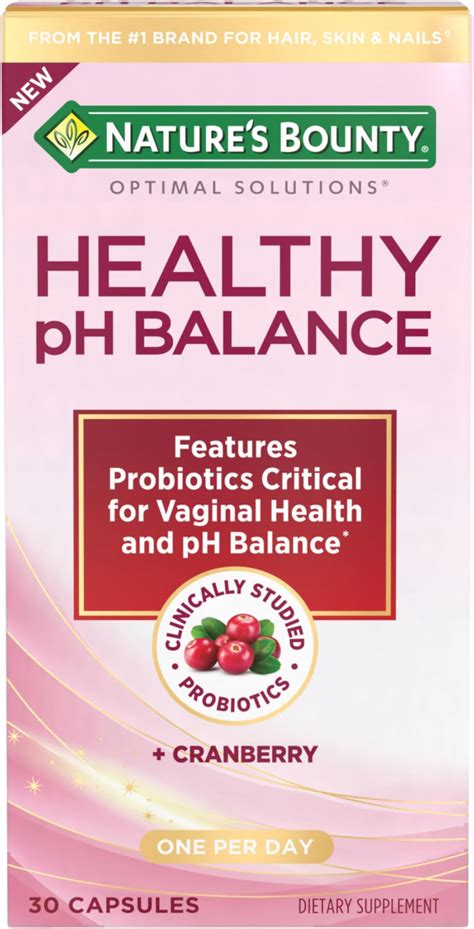 Amazon.com: Nature's Bounty Probiotics for Women, Vaginal Probiotics for Healthy pH Balance, 2 ...
