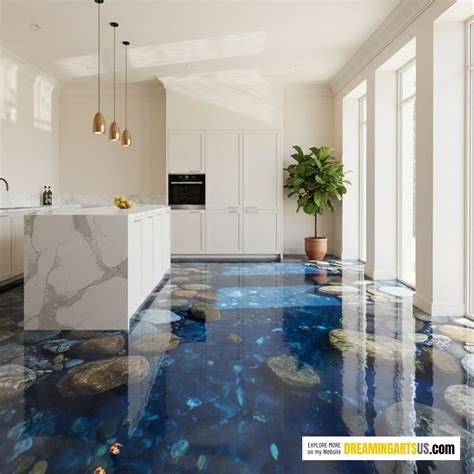 Epoxy River Flooring | Colors, Textures & Realistic River Effects