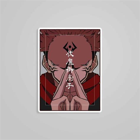 Fukuma Mizushi Sukuna Domain Stickers - Order Now