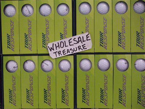 Buy 4 DOZEN) NEW TaylorMade Tour Response WHITE Golf Balls (No Logos) w ...