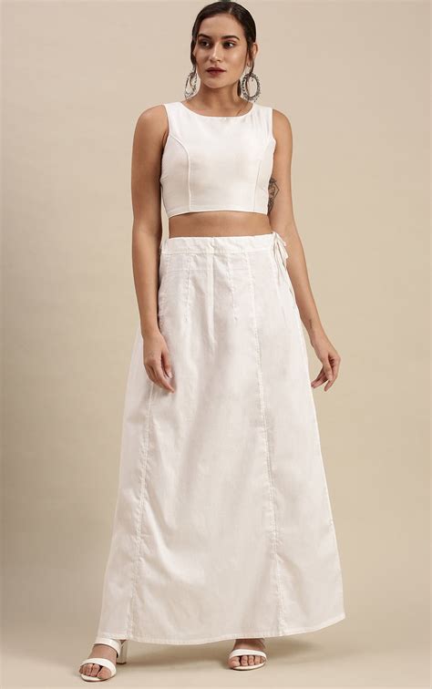 Premium Petticoat - Daisy White – Varnnathara