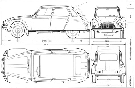 citroen 2cv dimensions