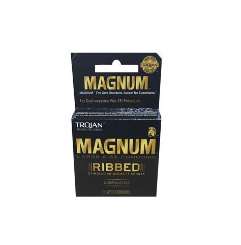 Trojan Magnum Ribbed | New London Pharmacy – New London Chelsea