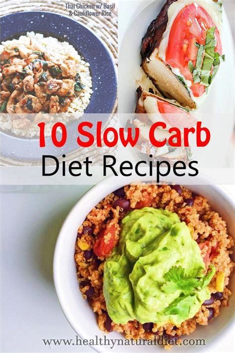 slow carb diet recipes
