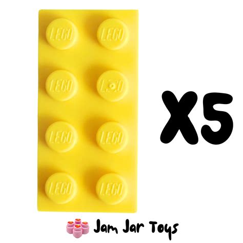 LEGO Five Yellow 2 x 4 Tiles ST5