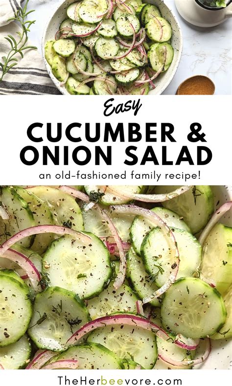 Old Fashioned Cucumbers and Onions in Vinegar (Family Recipe) - The ...