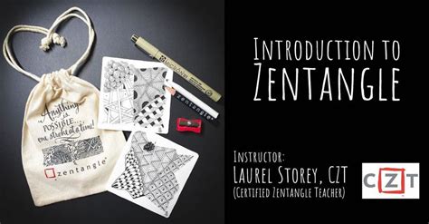 Introduction to Zentangle Classes 2024, Walkerville Artists Collective ...