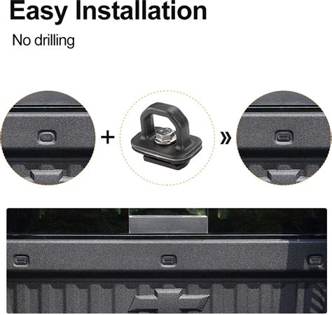 KiwiMaster KIWI MASTER Tie Down Anchors for 2007-2025 Chevy India | Ubuy
