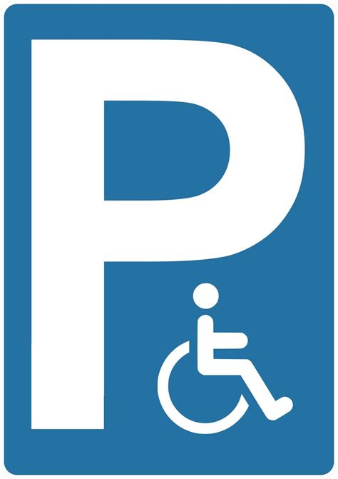 Handicap Parking Sign Free Download – Free download and print for you.