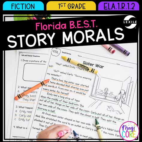 Story Morals - 1st Grade - Florida B.E.S.T ELA.1.R.1.2 | CCK