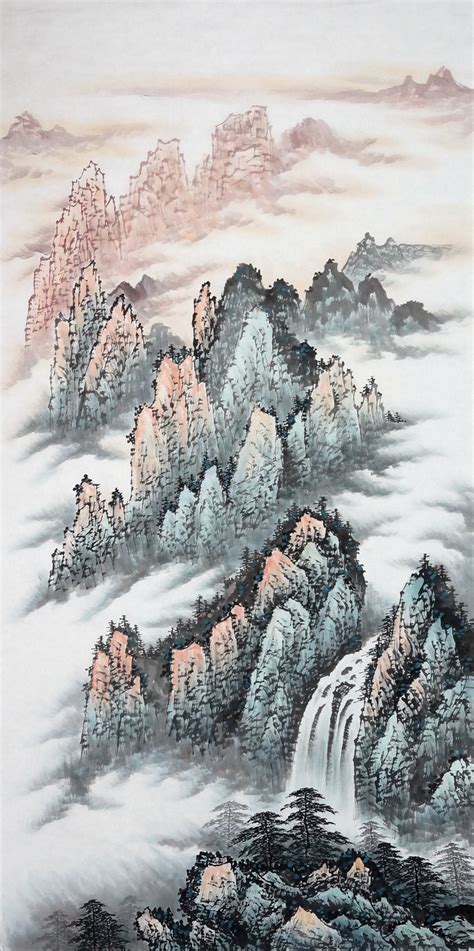山水系列国画|纯艺术|国画|luolanhui - 原创作品 - 站酷 (ZCOOL)