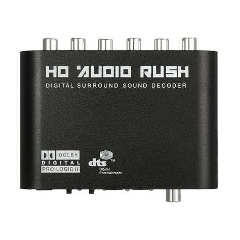 Anself 5.1 Audio Rush SPDIF Coaxial to 5.1/2.1 Channel DTS/AC-3 Audio ...