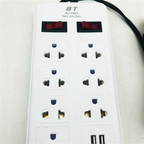 ‼️ถูกที่สุด รางปลั๊กไฟ ปลั๊กไฟ รางปลั๊ก 3 ช่อง / 5 ช่อง ตัวยาว 6 ช่อง 2 ...