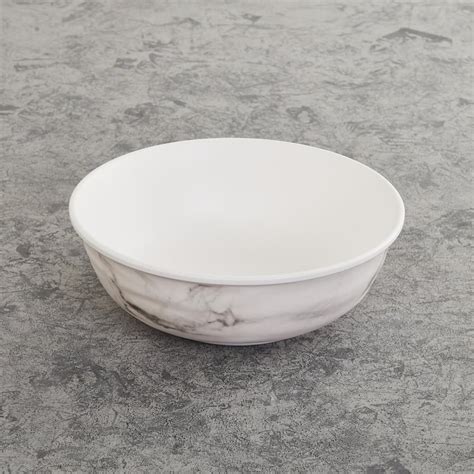 Buy Fiesta White Serving Bowl with Lid Melamine- 21 Cm- 1.5L from Home ...