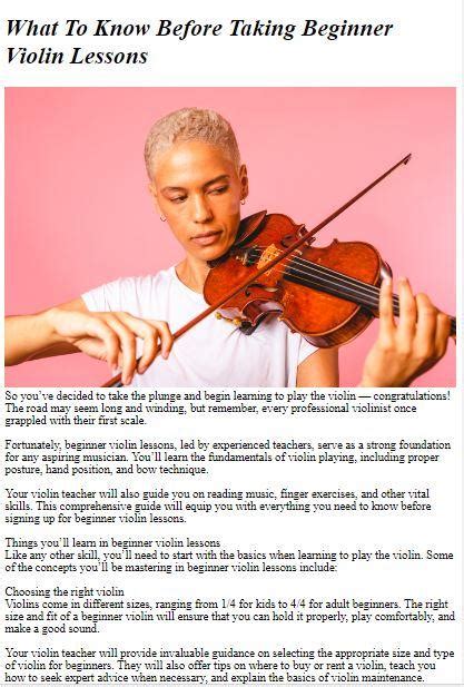 Image result for Violin Tutorial Videos