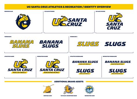 Noted: New Logos for UC Santa Cruz Banana Slugs by Skye Design Studios