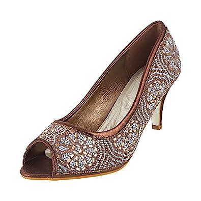 Metro Women's Antic Gold Fashion Sandals - 8 UK/India (41 EU)(54-3092 ...