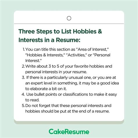 50+ Hobbies and Interests in Resume for Freshers [2023 Latest Update ...