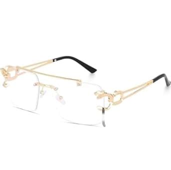 Buy SUMMER DREAM Rimless Rectangular UV 400 Protection Vintage Sunglass ...