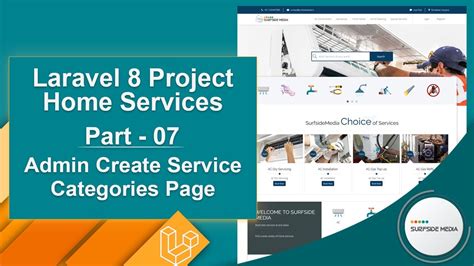 Laravel 8 Project Home Services - Admin Create Service Categories Page ...