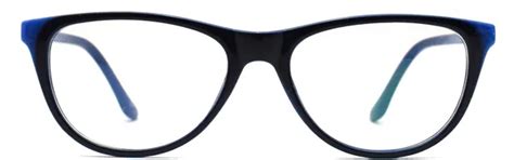 PETER JONES EYEWEAR Black,Blue Full Rim Cat-Eyed Frame (48 Mm) - For ...