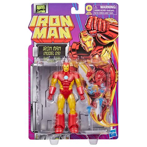 Marvel Legends Iron Man Retro 6 Inch Action Figure - Iron Man (Model 09)