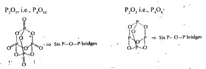The number of P -O- P bonds in the structure of phosphorus pentoxide ...