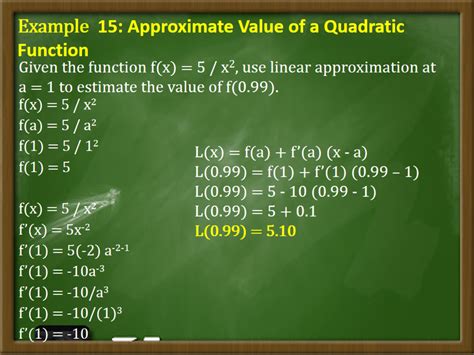 Approximation and Differentials 的图像结果