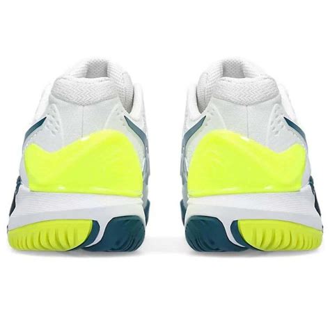 Asics Gel-Resolution 9 Tennis Shoes (White/Restful Teal) – Sportswing.in
