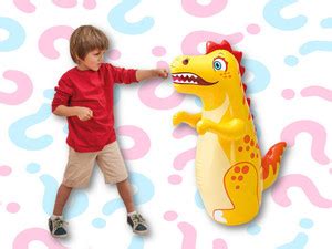 KGF Hit Me Inflated Toy For Kids Dynosaur Hit Me Toy, Punching Bag ...