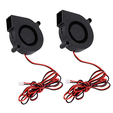 Aceirmc 2pcs 5015 3D Printer DC Brushless Blower Cooling Fan for RepRap ...