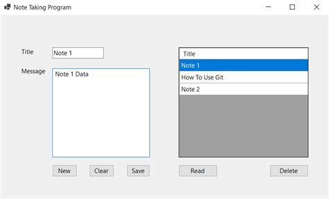 Image result for Note Taking Code GUI