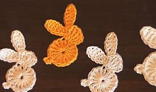 Image result for Crochet Easter Bunny Applique