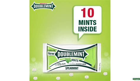 Buy Wrigley's Doublemint Chewy Mints, Spearmint, 4.8 g Online at Best ...