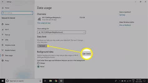 Image result for Data Usage PC Windows 10
