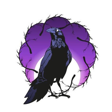 Raven Vector Illustration