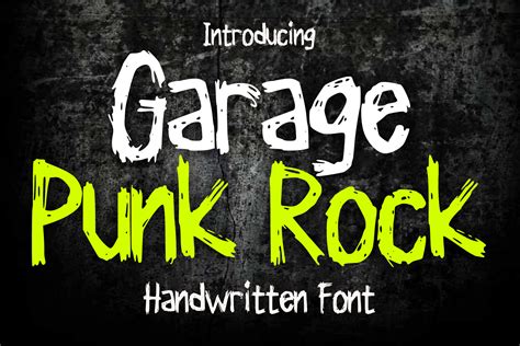 Garage Punk Rock Font by MVMET · Creative Fabrica