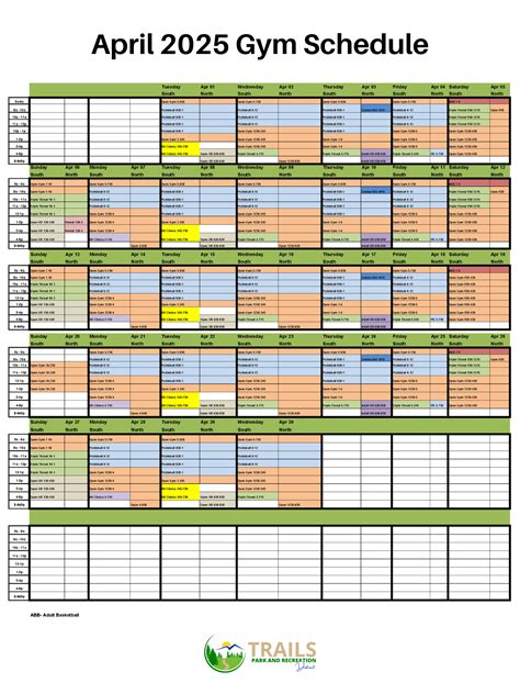 Trails Schedule | Open Gym, Family Swim Time, Special Events ...