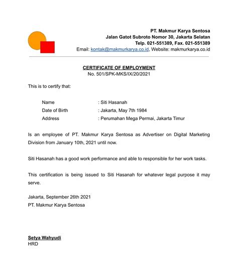 Certificate of Employment are Importance for Worker