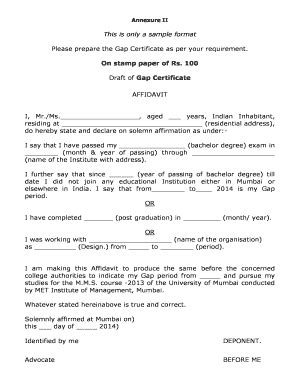 Fillable Online met On stamp paper Fax Email Print - pdfFiller