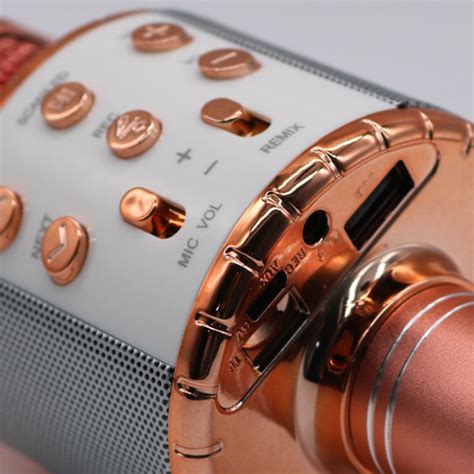 Wireless Bluetooth Karaoke Condenser Microphone Speaker Player mike ...