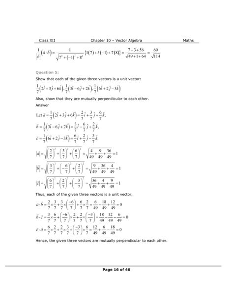NCERT Class 12 Maths Chapter 10 Exercise 10.3 Solutions - eSaral