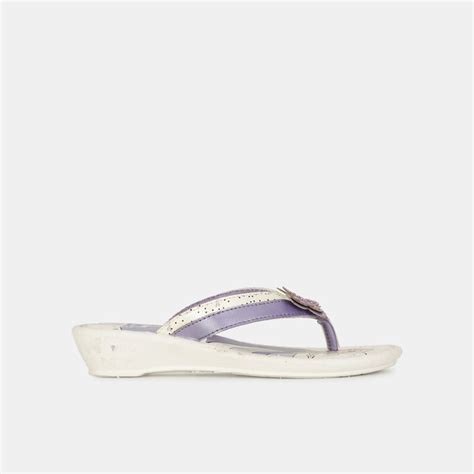 Disney purple frozen themed flat thong slippers for kids | Bata