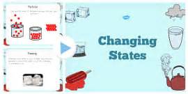 Changing States of Matter Worksheet - Science Resource - Twinkl