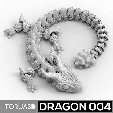 ArtStation - Articulated dragon design for 3D printing